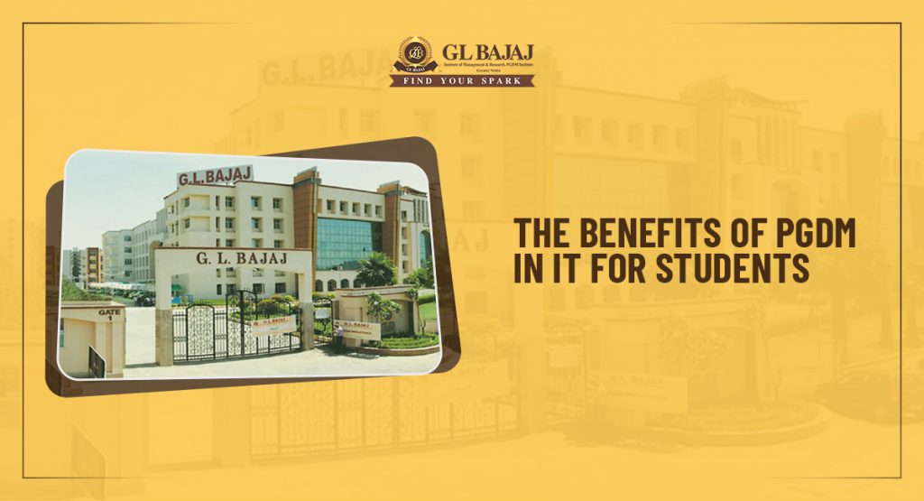 Discover the advantages of pursuing a PGDM in IT at GLBIMR, the best college for PGDM in Greater Noida. Explore specialized streams, industry interactions, and placement assistance.