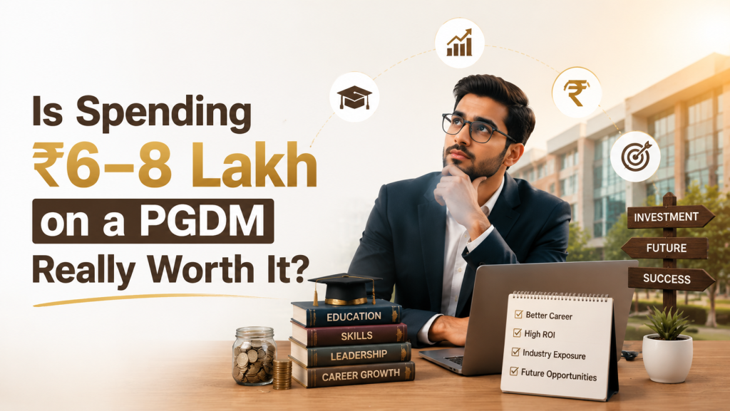 Is Spending ₹6–8 Lakh on a PGDM Really Worth It