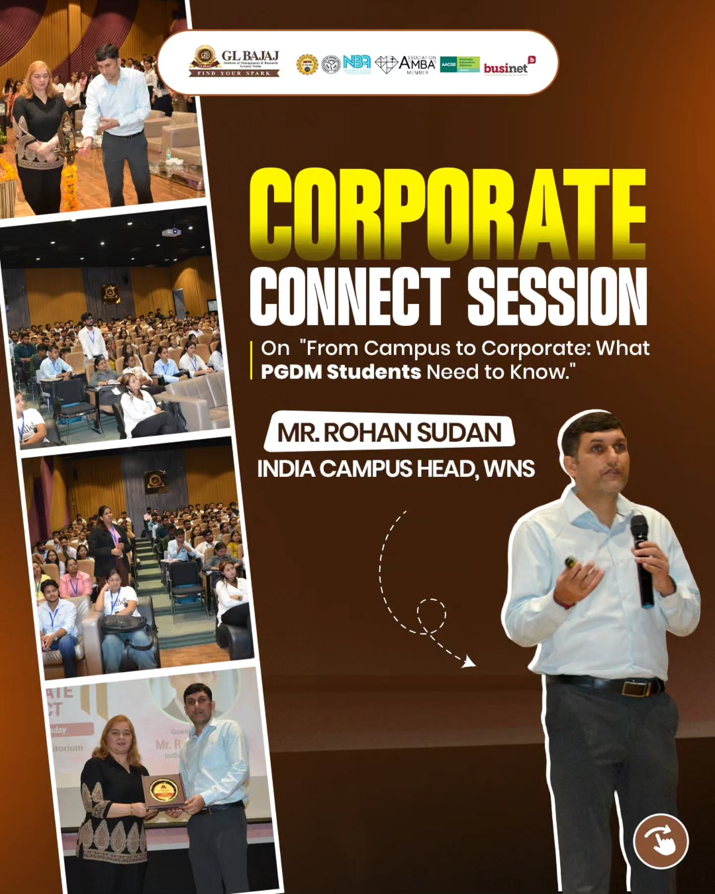 Corporate connect session with Mr Rohan Sudan