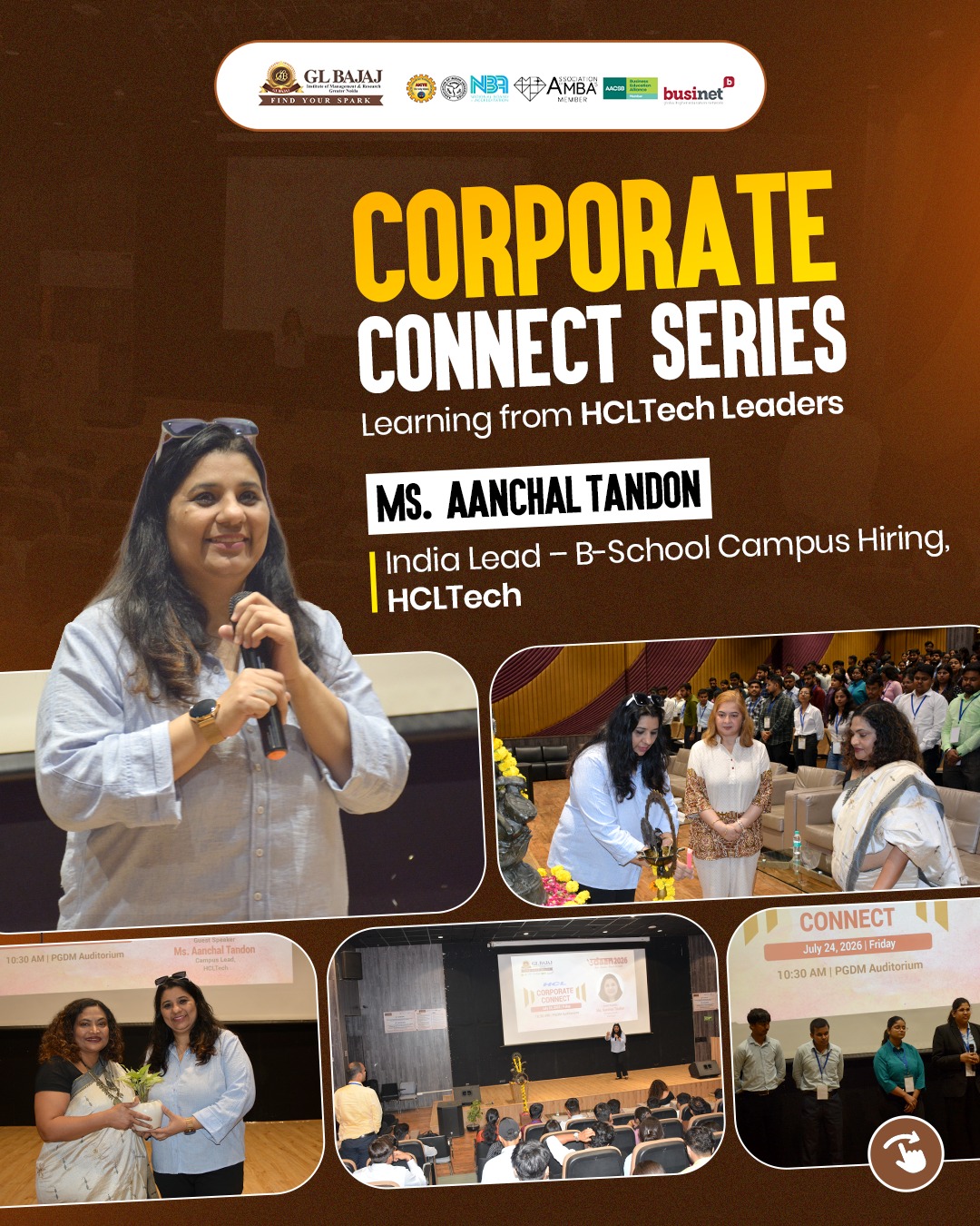 Corporate connect session with Ms Aanchal Tandon