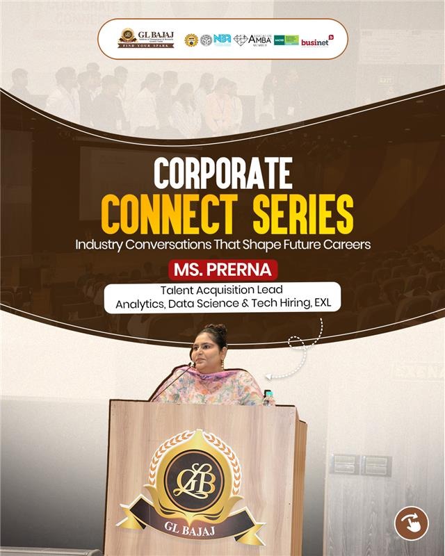 Corporate connect series with Ms Prerna
