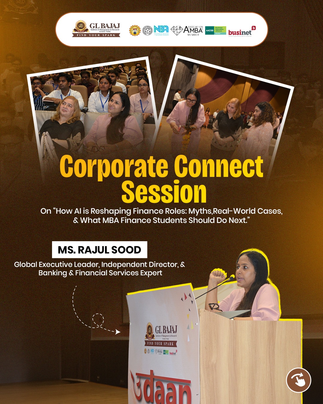 Corporate connect session with Ms Rajul Sood