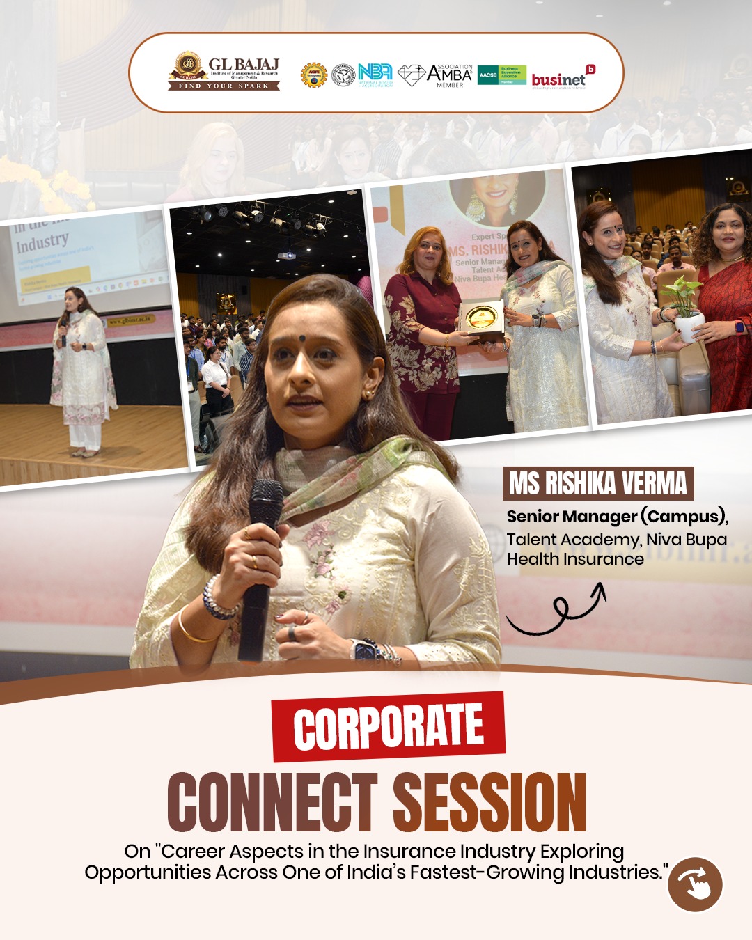 Corporate connect session with Ms Rishika Verma