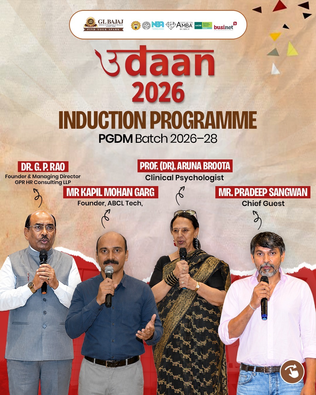 UDAAN 2026 induction programme
