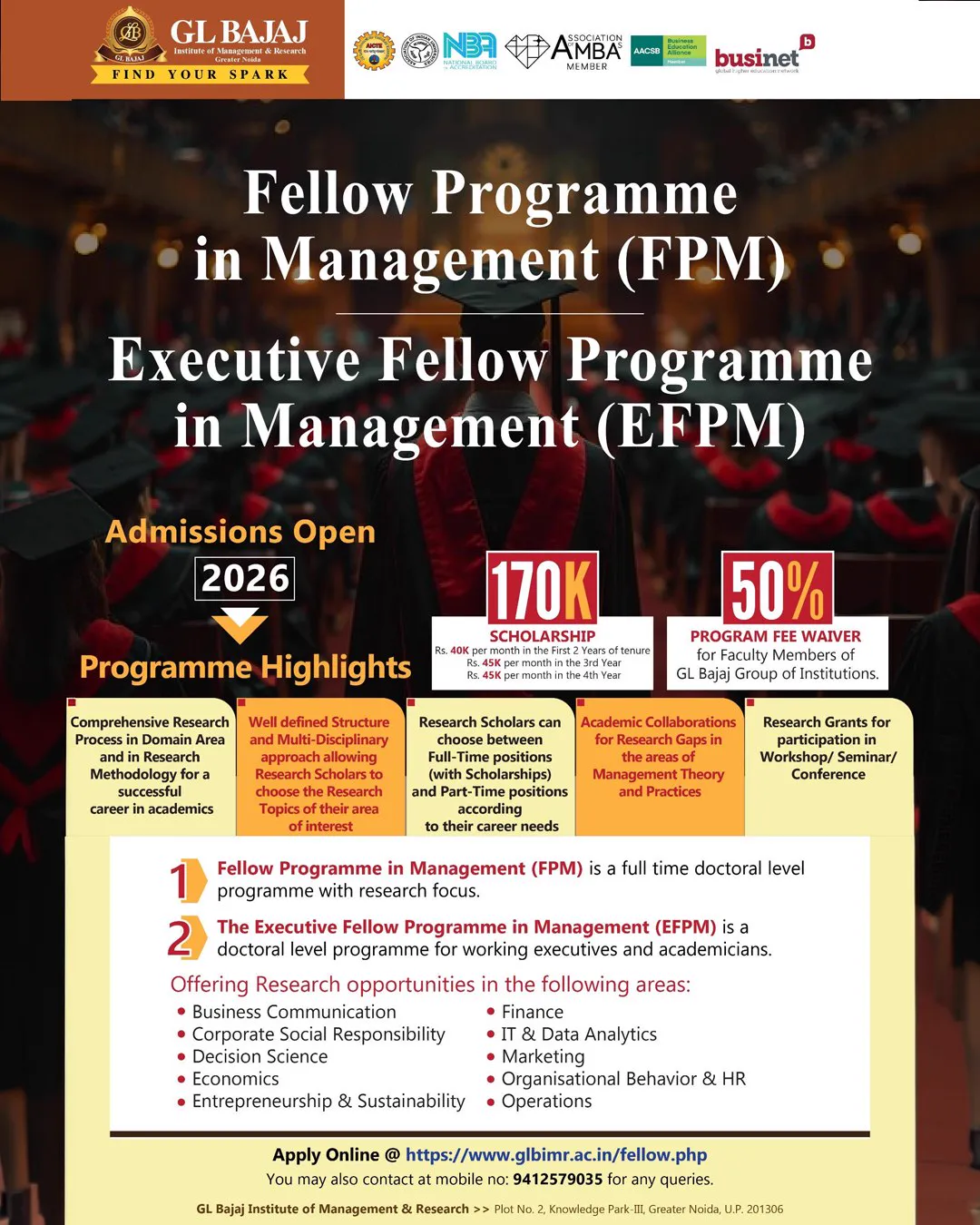FPM / EFPM Programme Poster