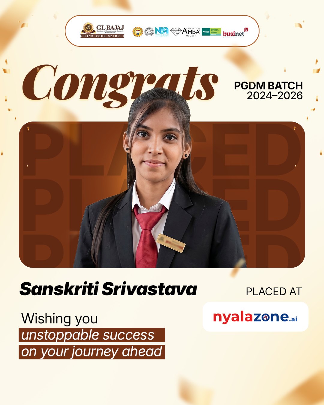 Congrats Sanskriti Srivastava