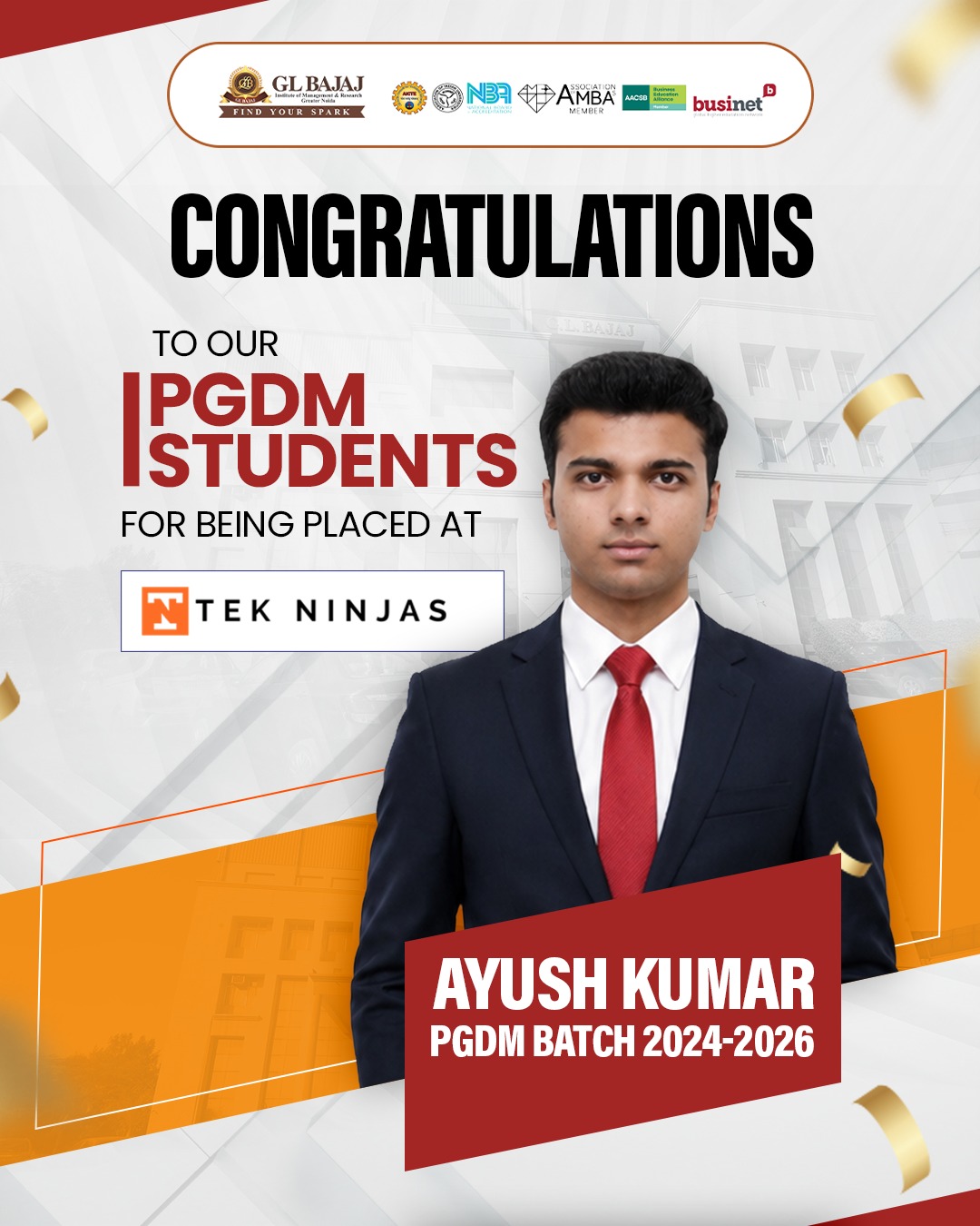 Congratulations Ayush Kumar