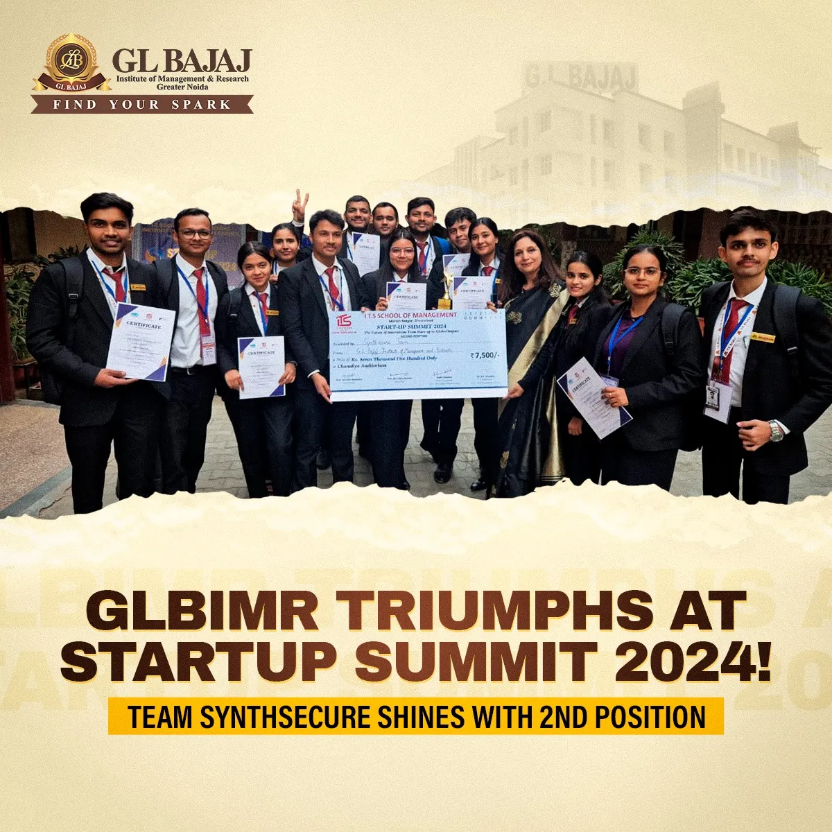 GLBIMR Triumphs at Startup Summit 2024